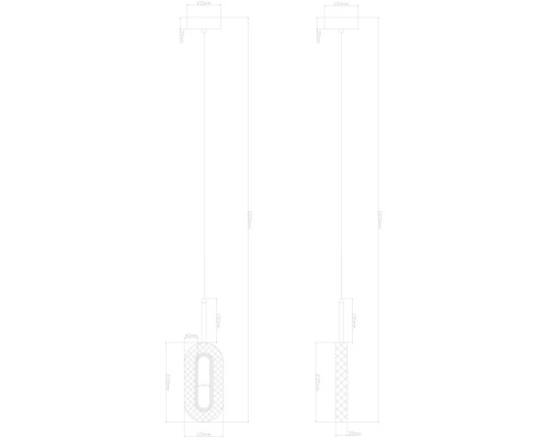 Подвесной светильник Ovale A2489SP-1GO Arte Lamp