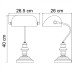 Настольная лампа Banker A2491LT-1GO Arte Lamp