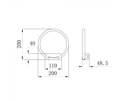Настенный светильник Rapid A2500AP-1WH Arte Lamp
