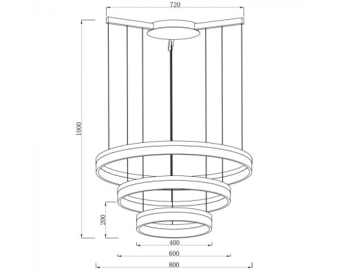 Подвесной светильник Sorento A2504SP-3WH Arte Lamp