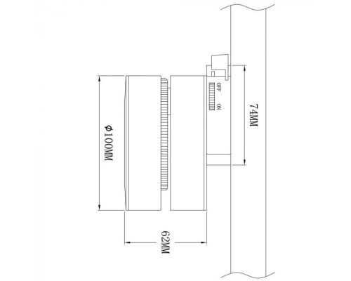 Трековый светильник Vela A2508PL-1BK Arte Lamp