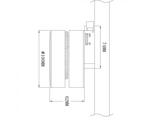 Точечный светильник Vela A2508PL-1WH Arte Lamp