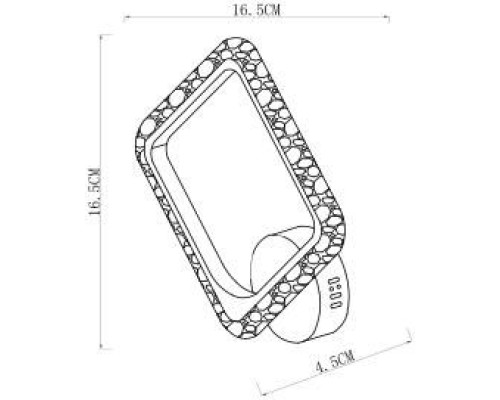 Настенный светильник Splash A2534AP-18WH Arte Lamp