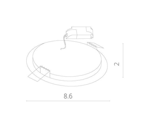 Точечный светильник Fine A2603PL-1WH Arte Lamp