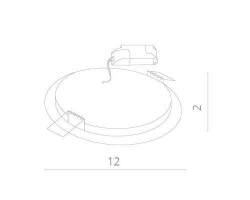 Точечный светильник Fine A2606PL-1WH Arte Lamp
