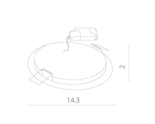 Точечный светильник Fine A2609PL-1WH Arte Lamp