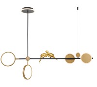 Потолочная люстра Toliman A2613SP-4BK Arte Lamp