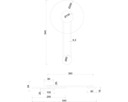 Настенный светильник Biscotto A2640AP-1GO Arte Lamp
