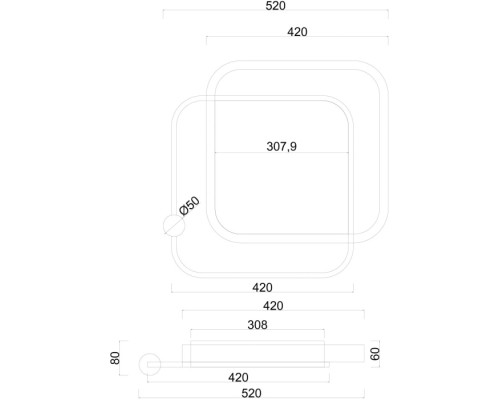 Потолочная люстра Alsafi A2658PL-1BK Arte Lamp