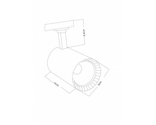 Трековый светильник Vinsant A2664PL-1BK Arte Lamp