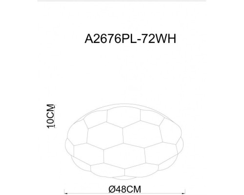 Потолочная люстра Biscotti A2676PL-72WH Arte Lamp