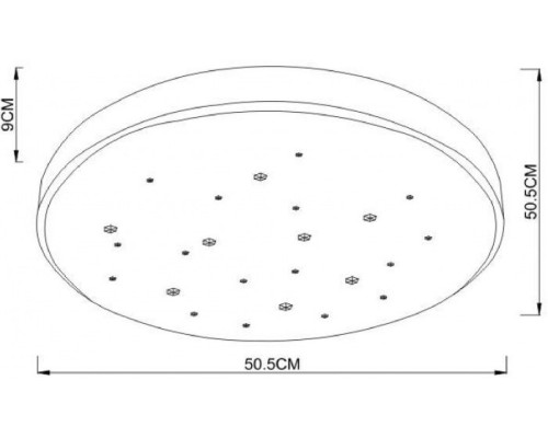 Потолочный светильник Onda A2681PL-72WH Arte Lamp