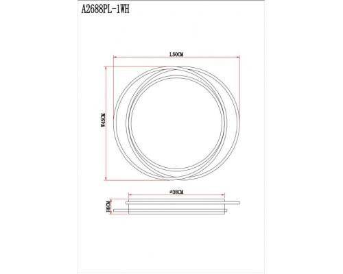 Потолочный светильник Sonny A2688PL-1WH Arte Lamp