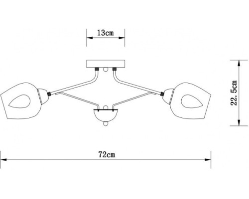 Потолочная люстра Brighton A2706PL-5CK Arte Lamp