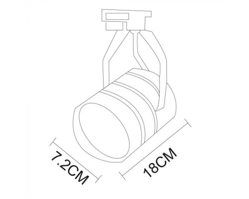 Трековый светильник Cinto A2707PL-1BK Arte Lamp