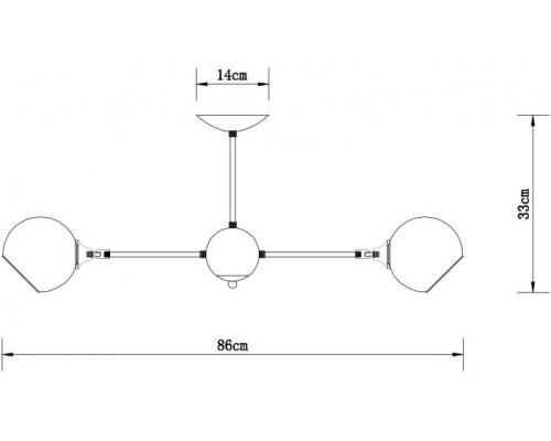 Потолочная люстра Lagos A2708PL-8BK Arte Lamp