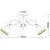 Потолочная люстра Blossom A2709PL-5AB Arte Lamp