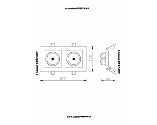 Точечный светильник Grado A2710PL-2WH Arte Lamp