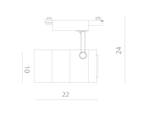 Трековый светильник Cinto A2712PL-1WH Arte Lamp
