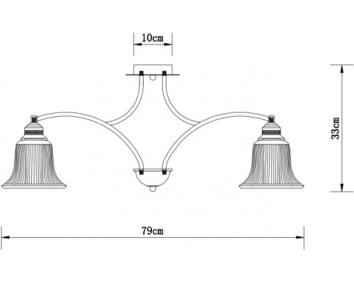Потолочная люстра Emma A2713PL-8WG Arte Lamp