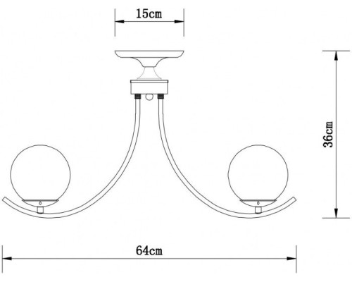 Потолочная люстра Scarlett A2715PL-5AB Arte Lamp