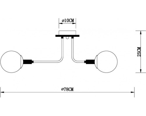 Потолочная люстра Oxford A2716PL-6BK Arte Lamp