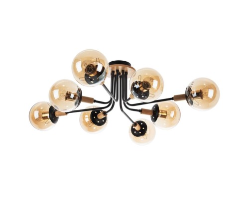 Потолочная люстра Oxford A2716PL-8BK Arte Lamp