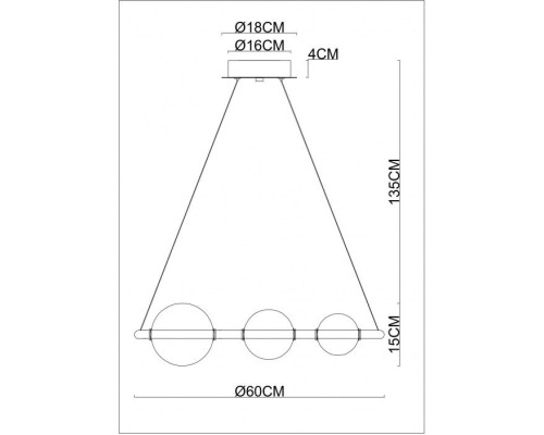 Подвесной светильник Crocus A2780LM-30PB Arte Lamp