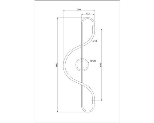 Настенный светильник Klimt A2850AP-13BK Arte Lamp