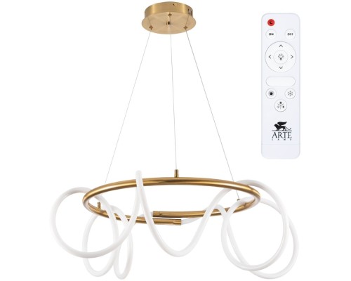 Подвесной светильник Klimt A2850LM-75PB Arte Lamp