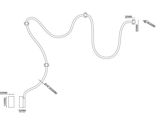 Настенно-потолочный светильник Klimt A2850PL-32BK Arte Lamp