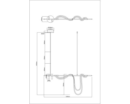 Подвесной светильник Klimt A2850SP-45BK Arte Lamp