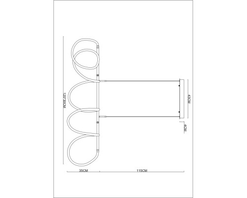 Подвесной светильник Klimt A2850SP-75BK Arte Lamp