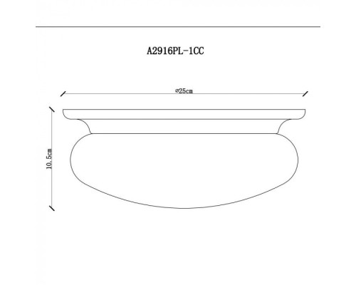 Потолочный светильник Aqua-bolla A2916PL-1CC Arte Lamp