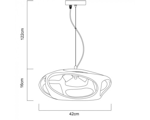 Подвесной светильник Mars A3003SP-3RD Arte Lamp