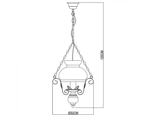 Подвесной светильник Gambrinus A3030SP-1BR Arte Lamp