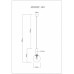 Подвесной светильник Bolla-sola A3033SP-1GO Arte Lamp