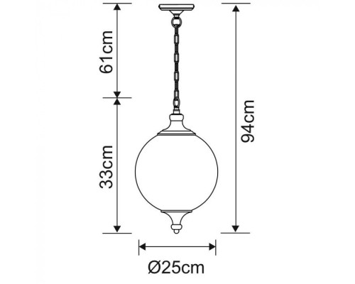 Подвесной светильник Rimini A3051SP-1AB Arte Lamp