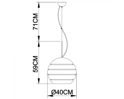 Подвесной светильник Fetta A3055SP-1SS Arte Lamp