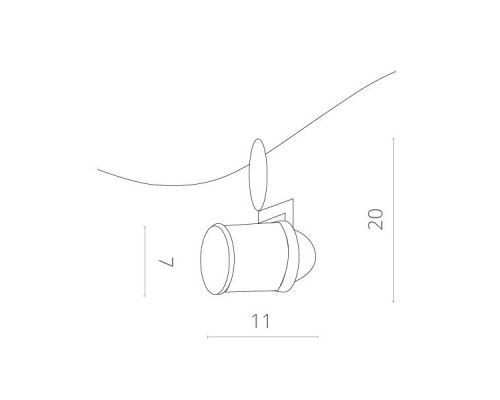 Трековый светильник Rail Heads A3056PL-1SI Arte Lamp