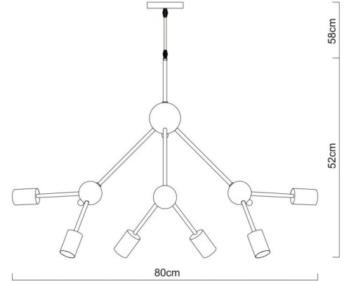 Подвесная люстра Matrix A3064SP-12WH Arte Lamp