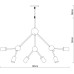 Подвесная люстра Matrix A3064SP-12WH Arte Lamp