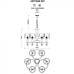 Подвесная люстра Promessa A3074LM-6CC Arte Lamp