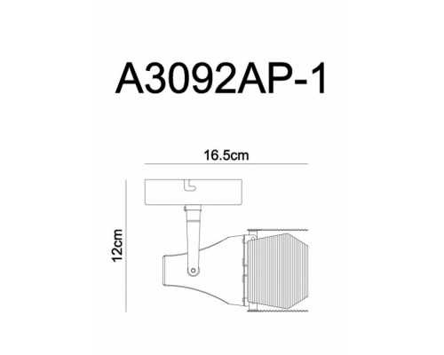 Спот Cinema A3092AP-1WH Arte Lamp