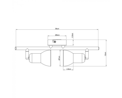 Спот Falena A3115PL-2SS Arte Lamp