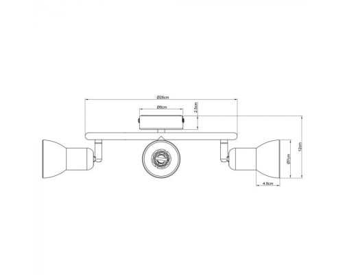 Спот Falena A3115PL-3SS Arte Lamp