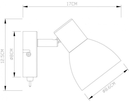 Спот Falena A3117AP-1WH Arte Lamp