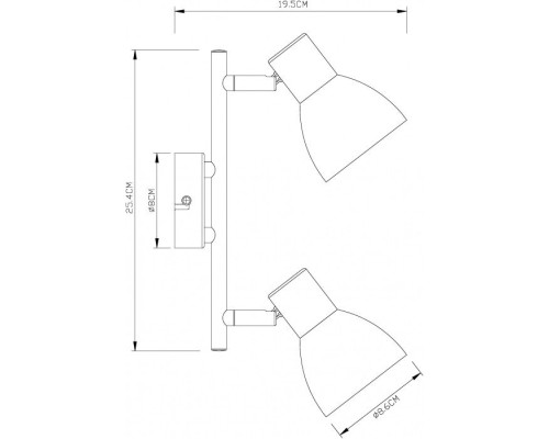 Спот Falena A3117PL-2WH Arte Lamp