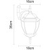 Настенный фонарь уличный Pegasus A3152AL-1BN Arte Lamp