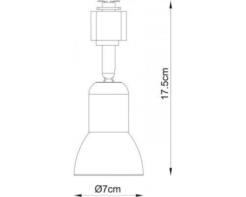 Трековый светильник Gala A3156PL-1BK Arte Lamp